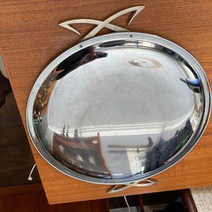 Stainless serving tray